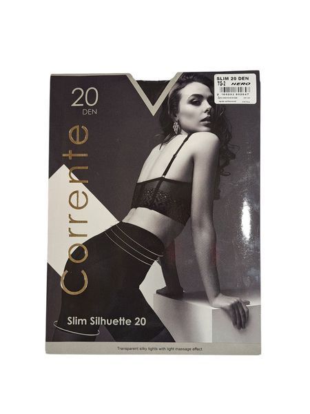 Колготы Corrente Slim 20 ден, Nero 2p 50241 фото