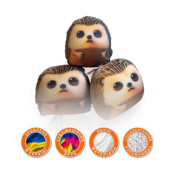 Игрушка антистресс мягкая Ёжик 30 см 13003 фото