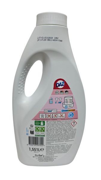 Гель для стирки DAZ Color&White Свежесть 1,551л (47 стирок) 44001 фото